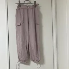 グローバルワーク DRYドロストカーゴパンツ 150 ピンク