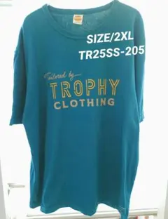 TROPHY CLOTHING/ LOGO TEE/ TURQUOISE/2XLのサムネイル