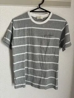 BACK NUMBER ボーダー柄半袖Tシャツ