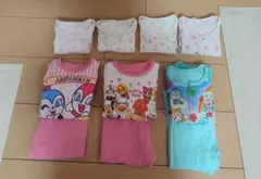 アンパンマンパジャマ 3着 長袖肌着4枚セット 95cm