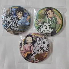 鬼滅の刃 辰年 ランダム缶バッジ 炭治郎 伊之助 禰豆子 セット
