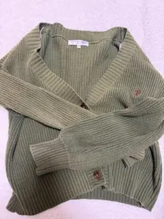 U.S. POLO ASSN. カーディガン カーキ