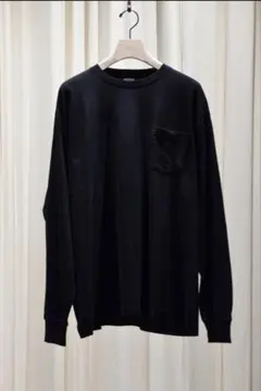 comoli サープラス 長袖Tシャツ　black サイズ2のサムネイル