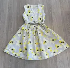 chesty ワンピース　　春夏　　グレー、イエロー　0サイズ　新品未使用