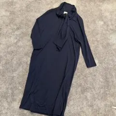 Sybilla ネイビー ロングワンピース　M