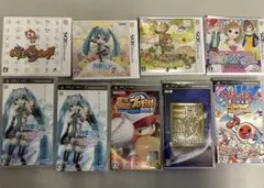 PSP・3DS ソフト 空ケース 9個 まとめ売り