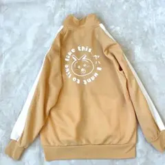 ちいかわ　ジップアップジャージ トラックジャケット　うさぎ　イエロー