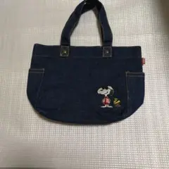 EDWIN スヌーピー デニム ミニトートバッグのサムネイル