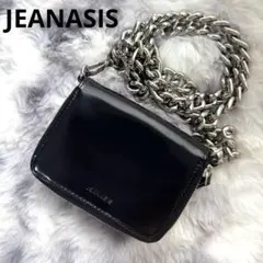 JEANASIS ショルダーバッグ ミニウォレットチェーンBAG エナメルのサムネイル