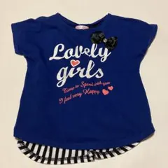 150㎝　女児　ブルー　半袖　トップス