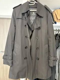 BURBERRY BLACK LABEL トレンチコート Mサイズ ダークグレー