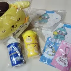 サンリオキャラクター大賞　当たりくじ　ラストワン賞　ポムポムプリン　7点セット