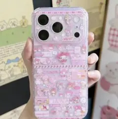 【3買1無料】iPhoneケース 癒し系 ピンクうさぎ 単品/ストラップ付