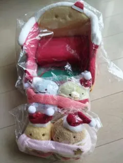 新品 すみっコぐらし なかよしてのりぬいぐるみ　ソリ　クリスマスセット
