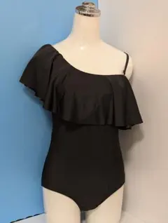 ☆★☆片肩フリル ワンピース水着 M☆★☆