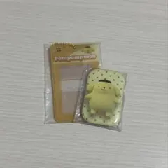 サンリオ　ガチャガチャ　スクエア缶バッチ&カバー　ポムポムプリン