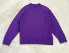 BEAUTY&YOUTH カシミヤ混ウールニット パープル M