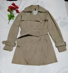 美品 モンクレール MONCLER ダブルブレスト トレンチコート Oのサムネイル