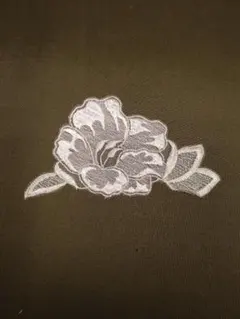 J61☆エクリュ☆チュール☆薔薇✿刺繍レース☆ハンドメイドマスク