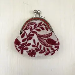 PJC刺繍リボン ミニがま口