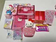 お買い得！！カオハナキティちゃん収納ボックス含むサンリオグッズ12点セット！
