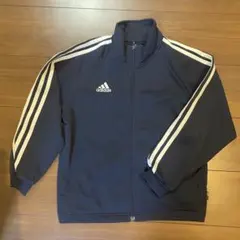 adidasジャージ 130 ネイビー　ジップアップジャケット