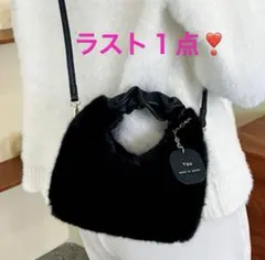 新品　ファーバッグ レディース　ハンドバッグ　ショルダーバッグ