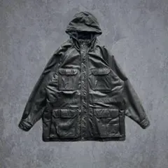archive raglan cow leather jacket y2kのサムネイル