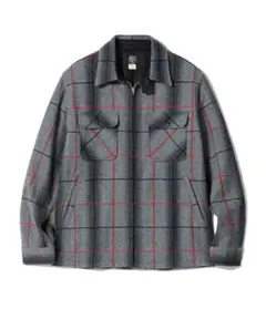 STUSSY 22SS Hank Plaid Zip Shirt red - メルカリ