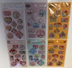 限定お値下げ！　ウォーターシール　ディズニー　キャラクターシールセット 　セリア