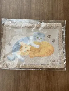 KALDI カルディ メッシュポーチ 猫柄のサムネイル