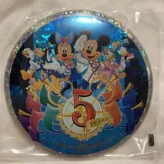ディズニーリゾート缶バッジ（ディズニーシー5周年）