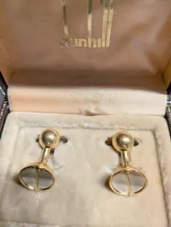 ヴィンテージ dunhill カフリンクス ゴールド シルバーカラーのサムネイル