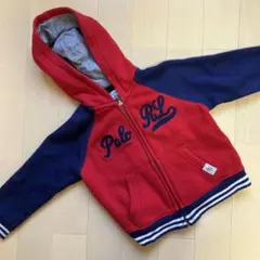 Polo Ralph Lauren フルジップパーカー 赤・紺