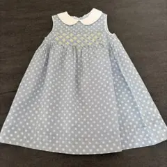 familiar 水玉模様 ワンピース　90