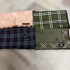 Burberry ハンカチ 4枚セット