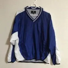 ナイロンジャケット　ストリート　ブルー　古着