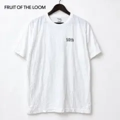 Printstar プリントスター 半袖Tシャツ 50th イラスト 白 L