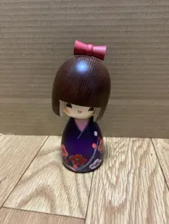 創作こけし 桜柄 木製人形 - メルカリ