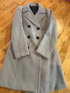 INGNI グレー ダブルブレスト ピーコート