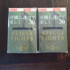 アツギAtsugi M-L タイツ ブラックのサムネイル
