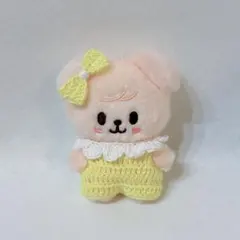 ピンクいちごの帽子 ワンピース 2点セット skzoo 10cm ぬい服 - メルカリ