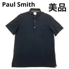 Paul Smith 黒 ポロシャツ L 現行タグ 美品