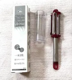 Viva Triple Smart Peeler ピーラー クリアピンクのサムネイル