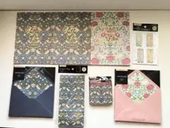 【新品】セリア ウィリアムモリス 紙もの 8点セット いちご泥棒 レターセット等のサムネイル
