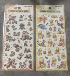 フラッフィースケッチシール 2シートセット