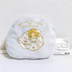 夏目友人帳×サンリオキャラクターズ　ふわふわポーチ　夏目×斑×シナモロール