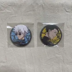 呪術廻戦 懐玉・玉折 領域展開スクエア 缶バッジ 五条悟 夏油傑