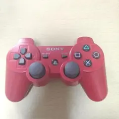 SONY PS3 ワイヤレスコントローラー デュアルショック3 レッド