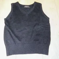 コムサイズム　ベスト　紺　110㌢